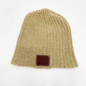 Love Your Melon LYM Winter Hat Tan Beanie Knit